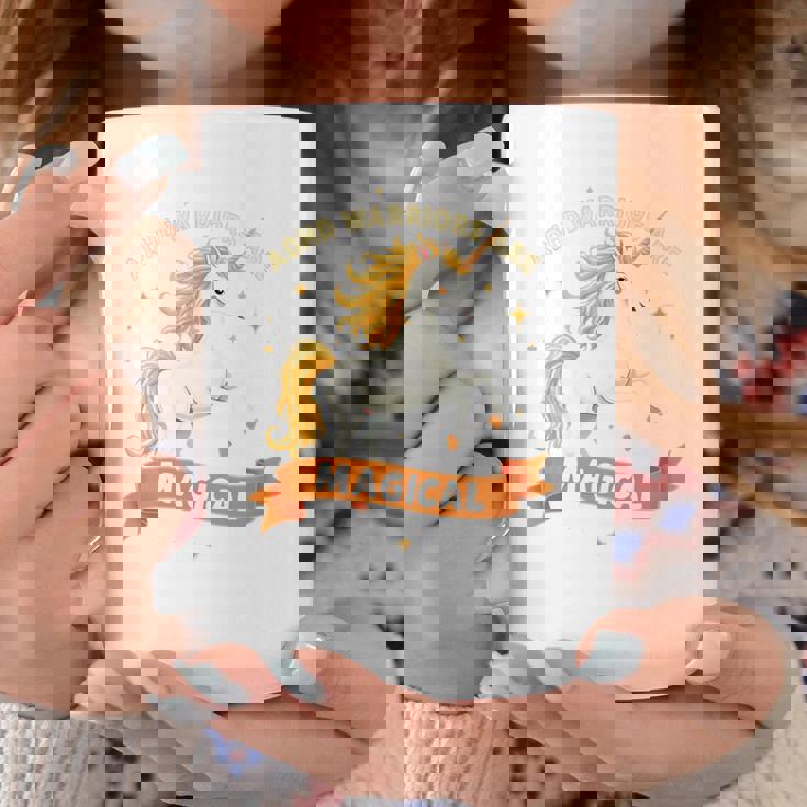 Empowered Adhd Warrior Unicorn Neurodiversity Pride 長袖tシャツ コーヒーマグ 面白い贈り物