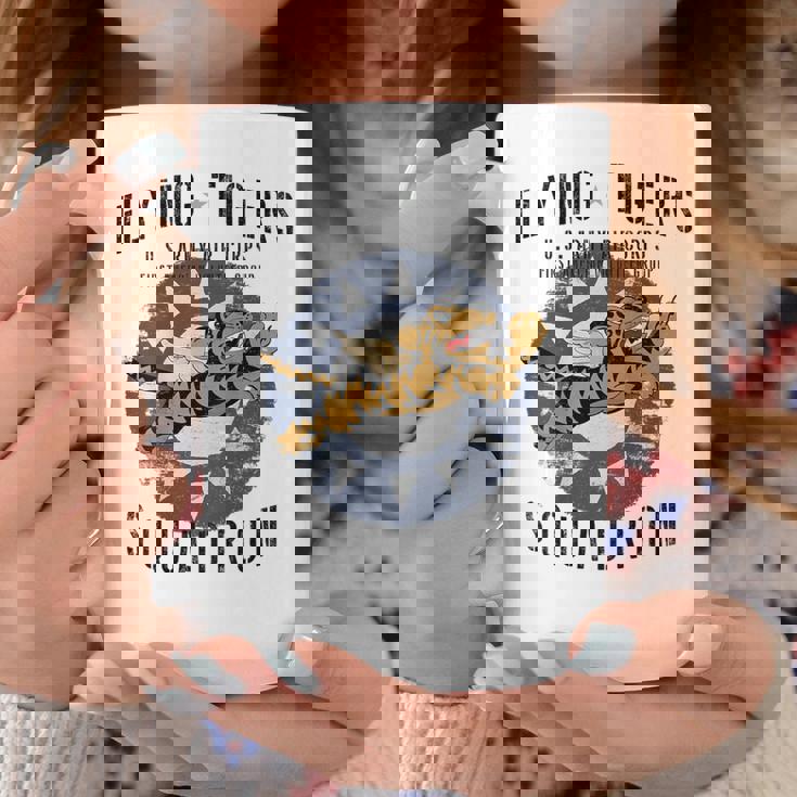 Flying Tigersquadron 第二次世界大戦ヴィンテージ記章 バックプリント コーヒーマグ 面白い贈り物