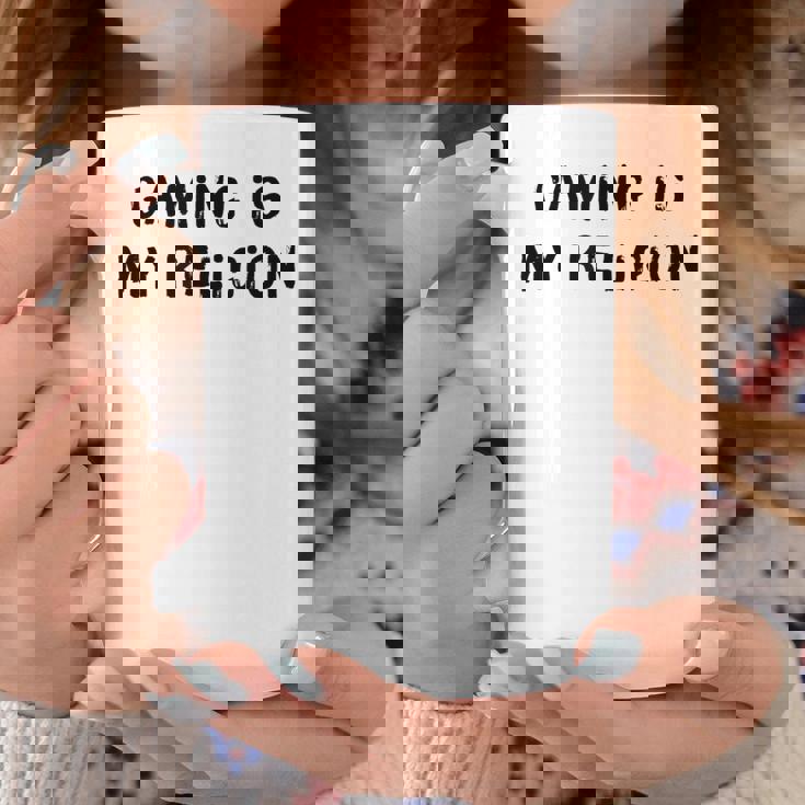 Gaming Is My Religion 面白いオタクゲームステートメント コーヒーマグ 面白い贈り物