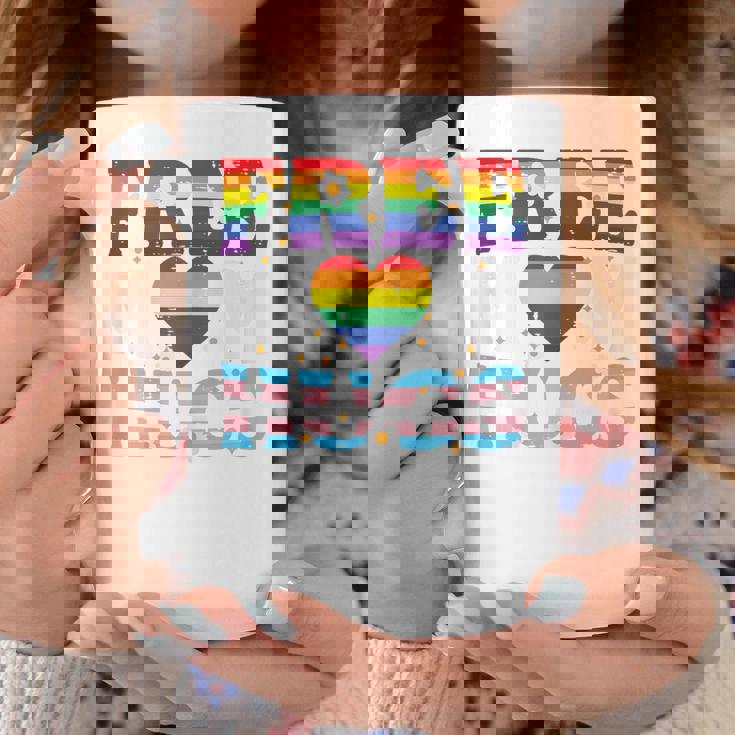 Gay Pride Month Free Mom Hugs Lgbtq Ally Trans Women Coffee Mug Unique Gifts