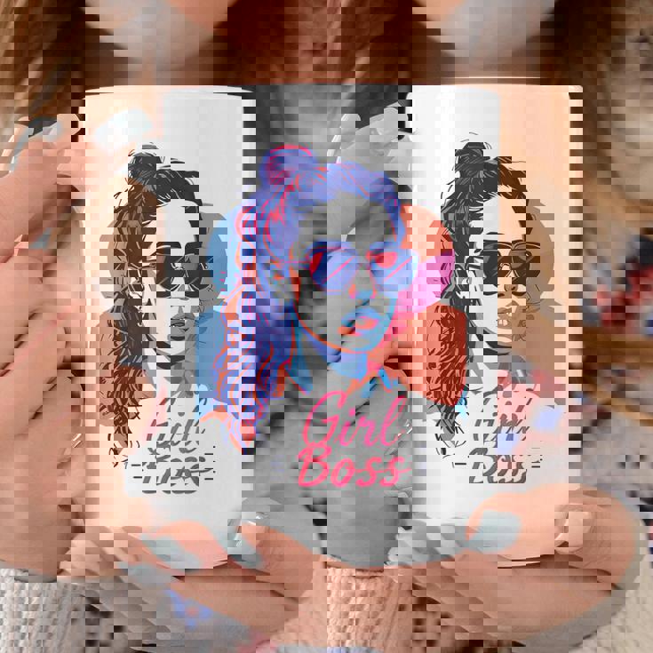 Girl Boss ポップアート セルフエンパワーメント レトロ 1950年代 コーヒーマグ 面白い贈り物