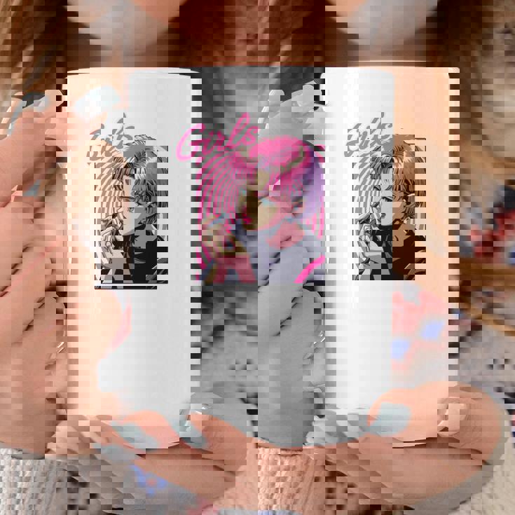 Girls Eat Out 面白いレトロデザイン 長袖tシャツ コーヒーマグ 面白い贈り物