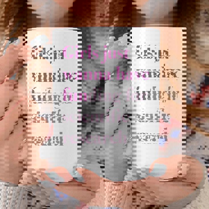 Girls Just Wanna Have Funding X Forcience Research コーヒーマグ 面白い贈り物