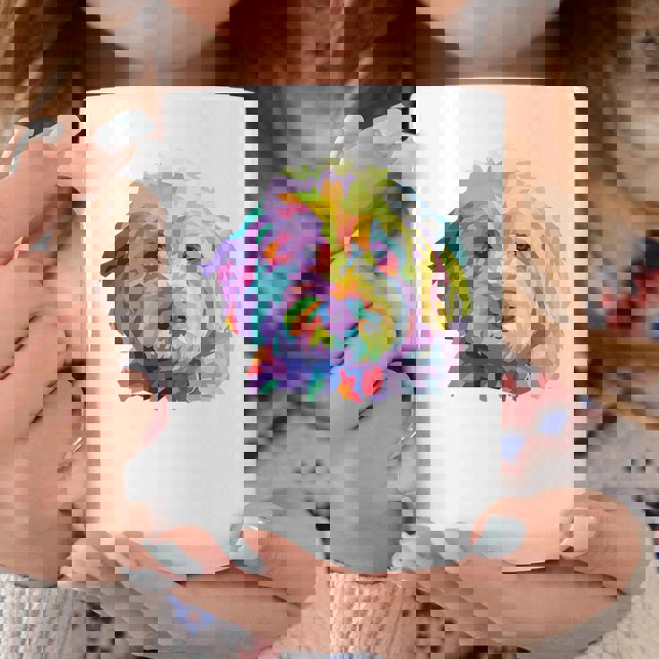 Goldendoodle ギフト ラブラドゥードル Cockapoo Mom カラフル ポップアート コーヒーマグ 面白い贈り物