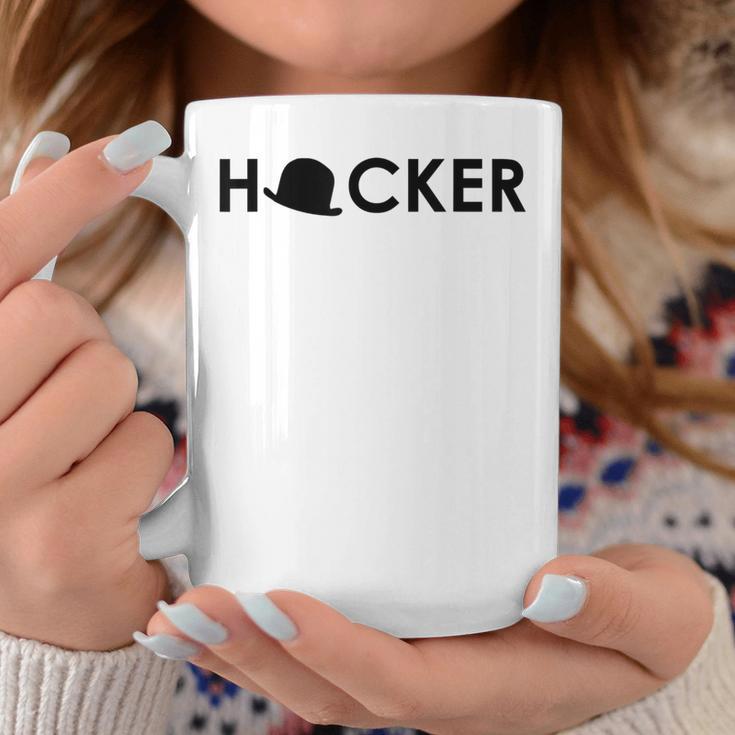 Hacker De Piratería De Hat Taza de café Regalos divertidos