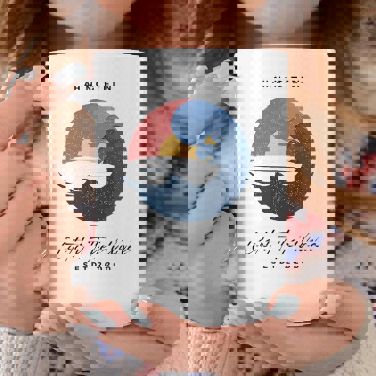 Hang 10 Catch The Waves サーフボード サーフ サーフィン コーヒーマグ 面白い贈り物