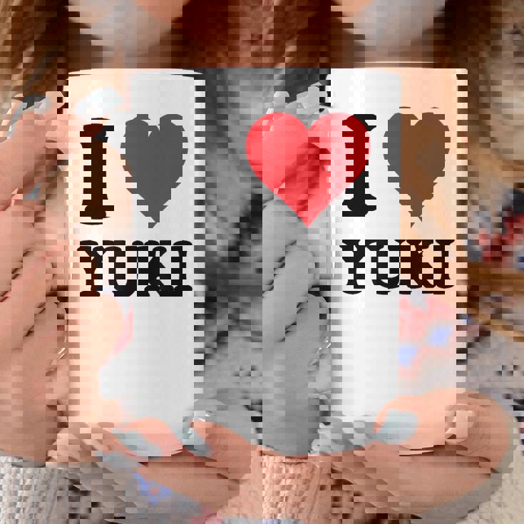 I Heart Yukiファーストネーム I Love パーソナライズ コーヒーマグ 面白い贈り物