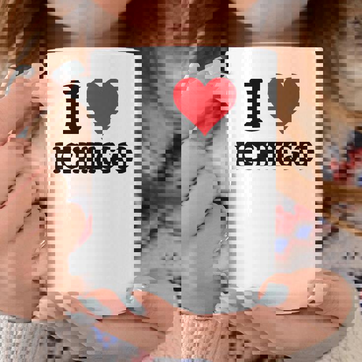 I Heart いちご ファーストネーム I Love パーソナライズ コーヒーマグ 面白い贈り物