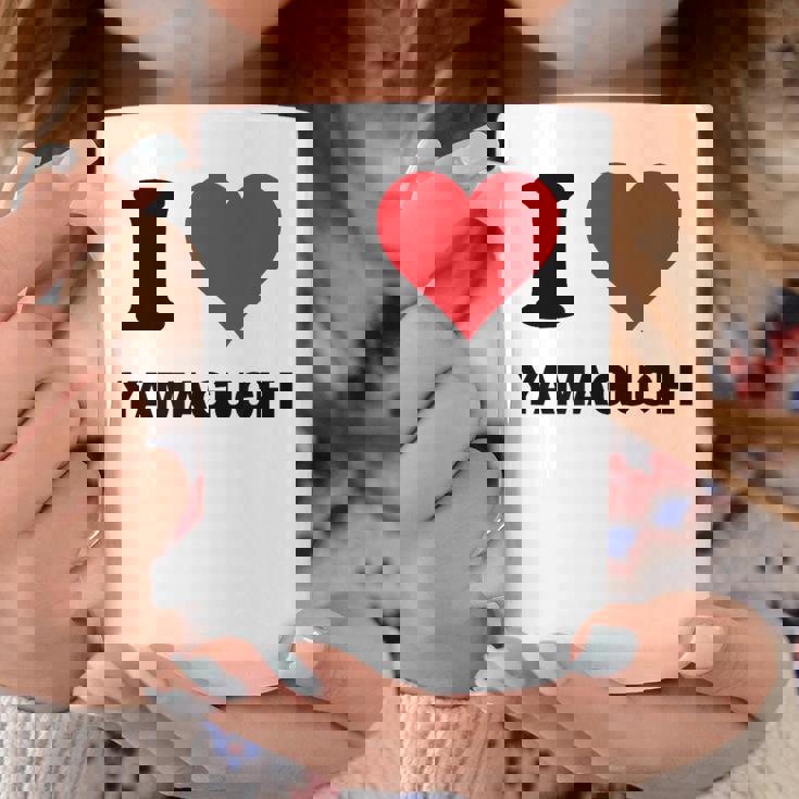 I Heart 山口 Japan Love 日本土産 コーヒーマグ 面白い贈り物