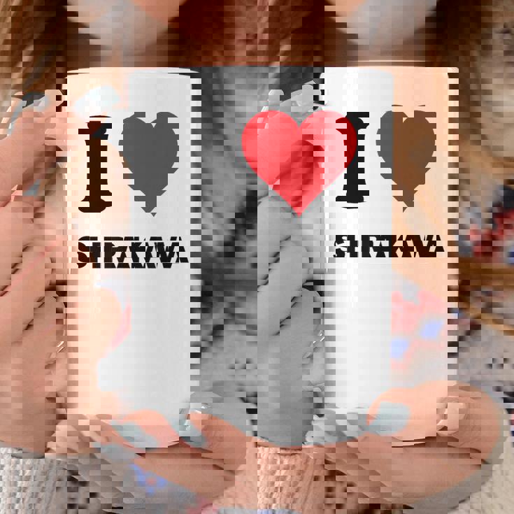 I Heart 白川ジャパンラブ 日本土産 コーヒーマグ 面白い贈り物