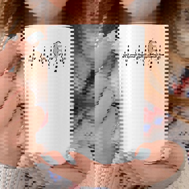 Heartbeat Ecg テニスラック メンズ レディース キッズ コーヒーマグ 面白い贈り物