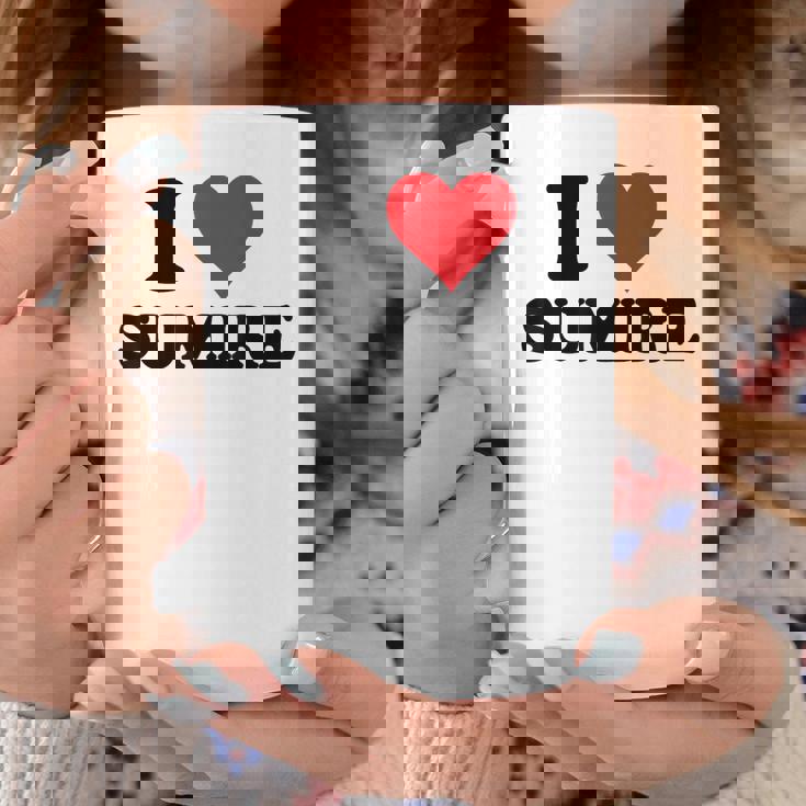 I Heartumire 名 I Love パーソナライズ コーヒーマグ 面白い贈り物