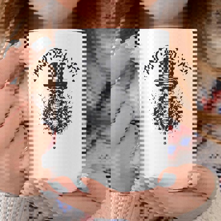 I'm Not Dead Yet Thekeleton Head コーヒーマグ 面白い贈り物