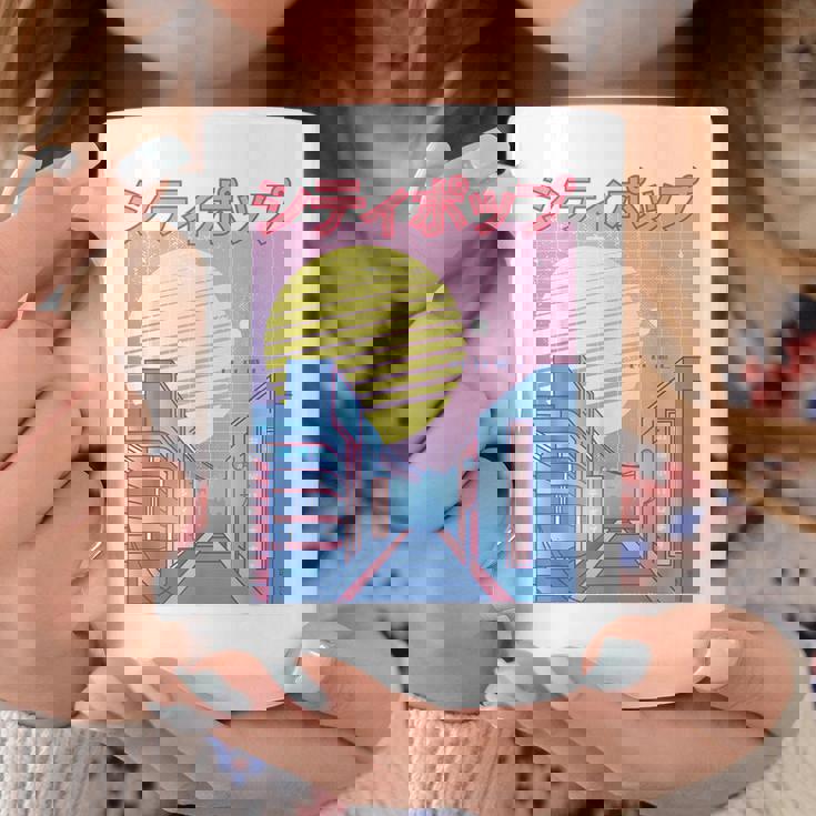 Japan City Pop カワイイ 80年代 日本アニメ 音楽 美学 コーヒーマグ 面白い贈り物