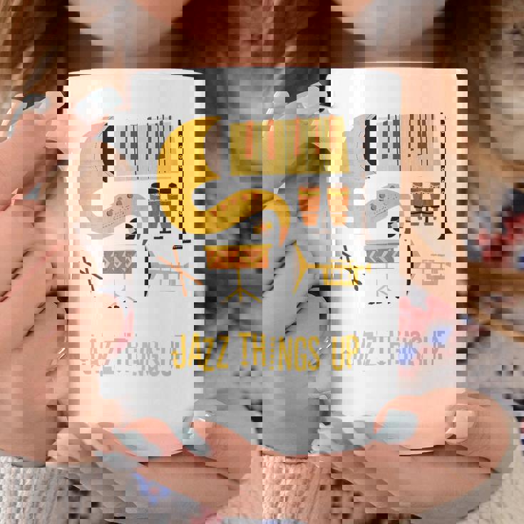 Jazz Things Up ヴィンテージジャズミュージック コーヒーマグ 面白い贈り物