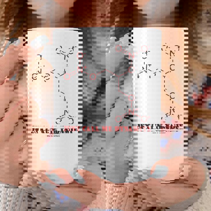 Just Call Me Dynamite ニトログリセリン 化学分子 ユーモア コーヒーマグ 面白い贈り物