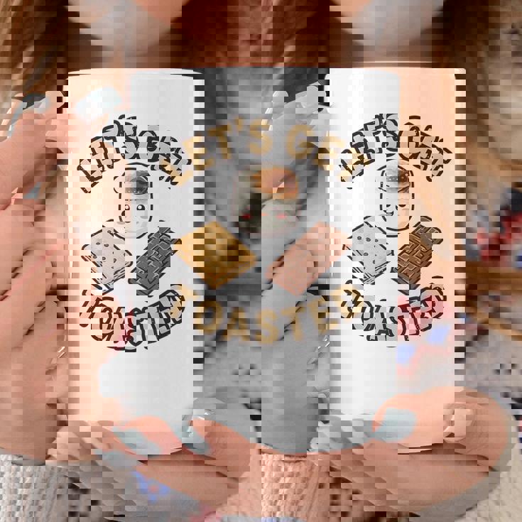 Kawaii'mores Let's Get Toast キュート 面白い キャンプ 駄洒落。 コーヒーマグ 面白い贈り物
