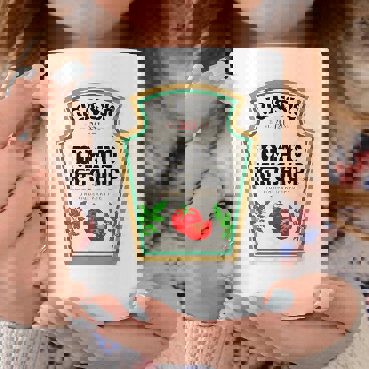 Ketchup ハロウィンコスチューム トマトマッチング ハロウィンケチャップ コーヒーマグ 面白い贈り物