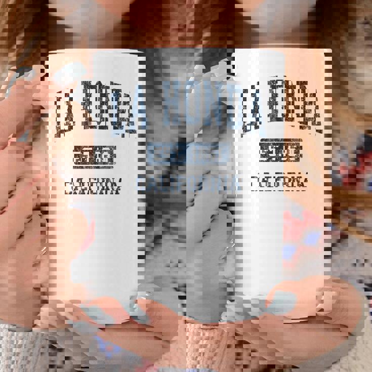 La Honda カリフォルニア Ca ビンテージ アスレチック スポーツデザイン コーヒーマグ 面白い贈り物