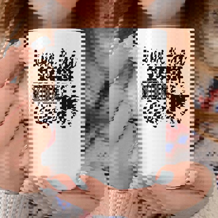 Livin' Thatoccer Mom Life ファニースポーツ 母の日 長袖tシャツ コーヒーマグ 面白い贈り物