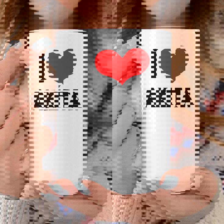 I Love Akita 愛 ハート 秋田 秋田県 日本 お土産 かわいい おしゃれ コーヒーマグ 面白い贈り物