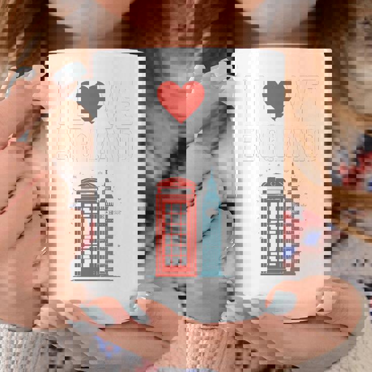 I Love Englandの象徴的なランドマークデザイン。 長袖tシャツ コーヒーマグ 面白い贈り物