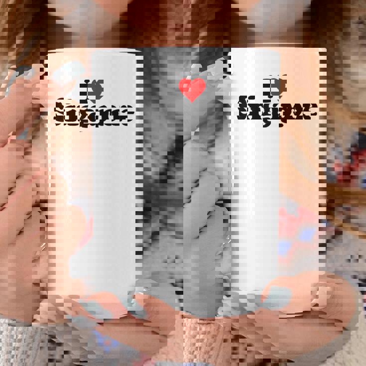 I Love Heart シンガポール コーヒーマグ 面白い贈り物