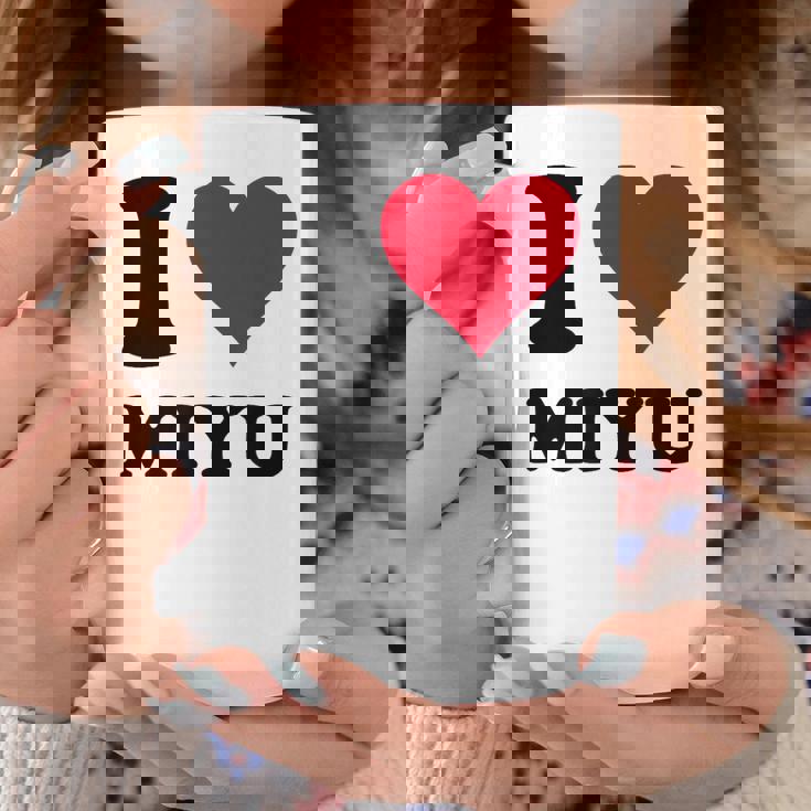 I Love Miyu コーヒーマグ 面白い贈り物