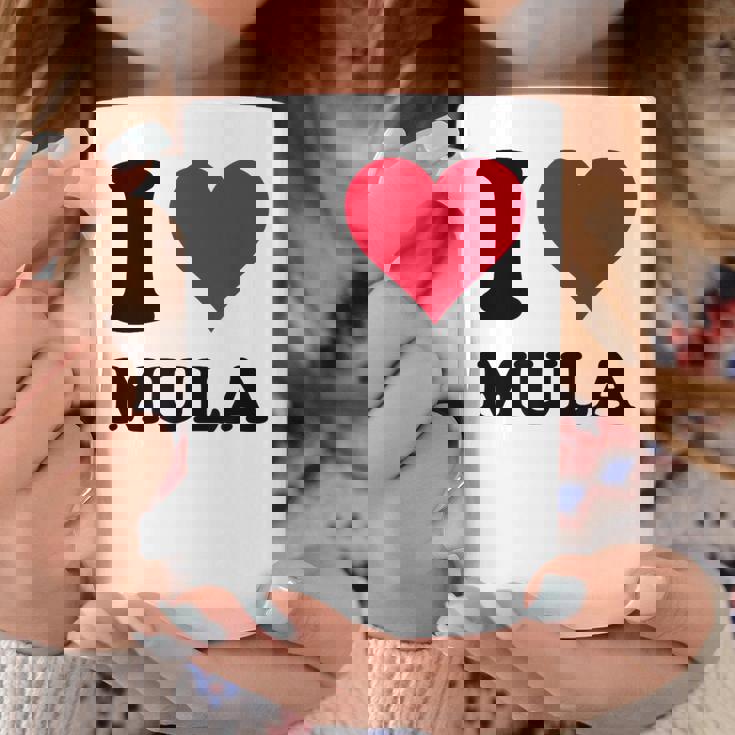 I Love Mula コーヒーマグ 面白い贈り物