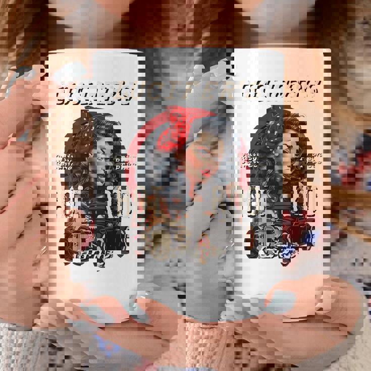 Lucifer's スーパーホットロッド ピンナップガール ロカビリー ガレージ レトロ コーヒーマグ 面白い贈り物