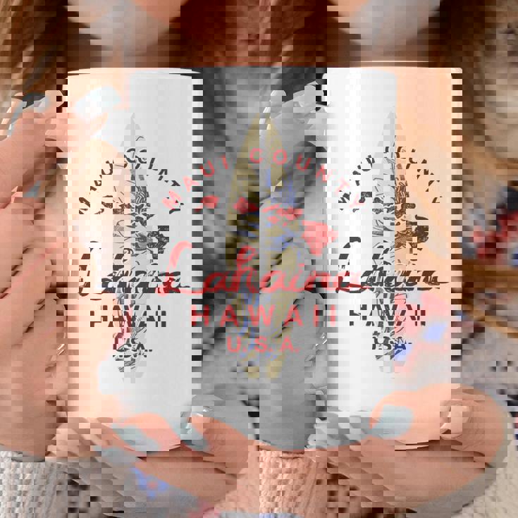 Maui Lahaina ヴィンテージ ハワイ諸島 長袖tシャツ コーヒーマグ 面白い贈り物