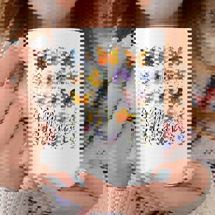 Mommy Mama バタフライ フローラル 夏 母の日 グラフィック ママ 長袖tシャツ コーヒーマグ 面白い贈り物