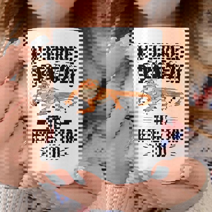 My Bearded Dragon Eats Better Than I Do トカゲ爬虫類 コーヒーマグ 面白い贈り物