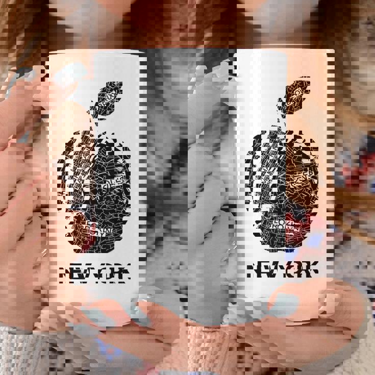 New York City The Big Apple Graphic New York City コーヒーマグ 面白い贈り物