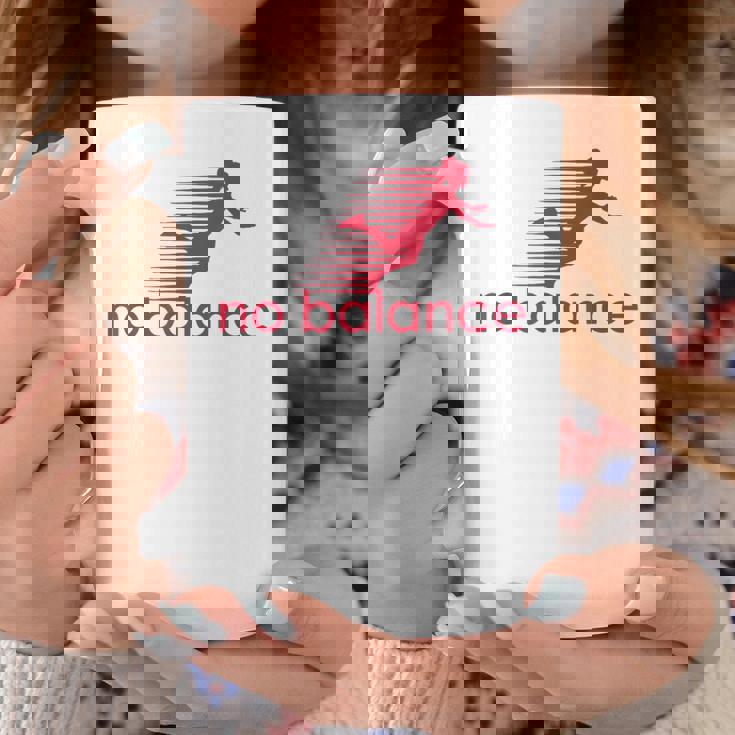 No Balance Girl スポーツとユーモアのための面白いパロディデザイン コーヒーマグ 面白い贈り物