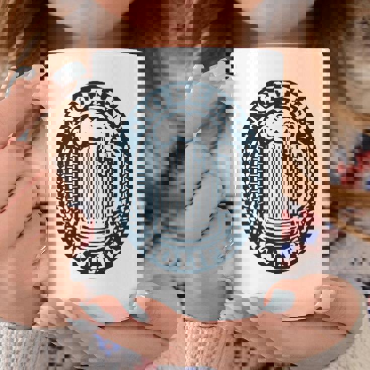 No Beer No Life ヴィンテージ飲料 ビール愛好家向け 左胸 コーヒーマグ 面白い贈り物