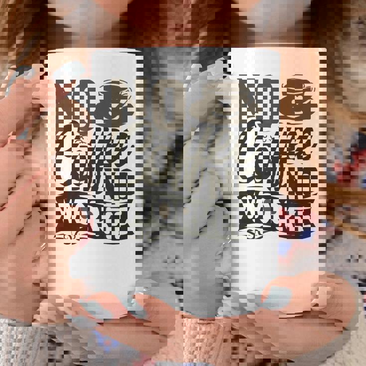 No Coffee No Workee 面白いコーヒー愛好家 コーヒーマグ 面白い贈り物