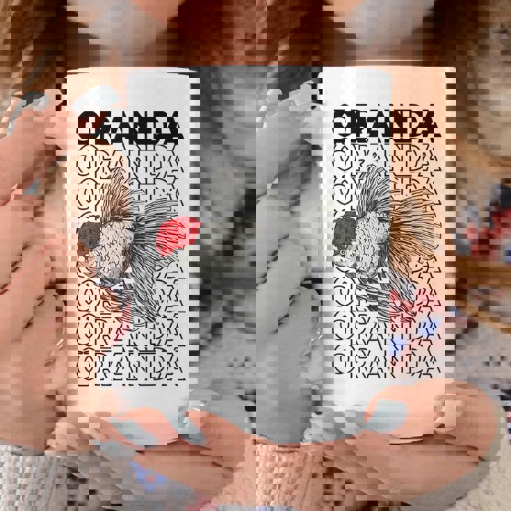 Oranda Goldfish 80年代スタイル ファンシー金魚オーナー コーヒーマグ 面白い贈り物