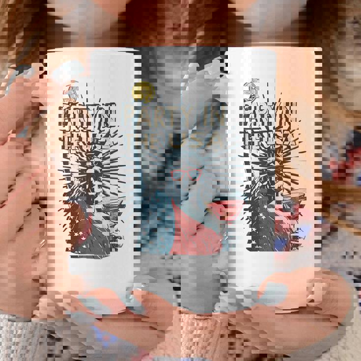 Party In The Usa 自由の女神シャツ 面白い 7月4日 コーヒーマグ 面白い贈り物