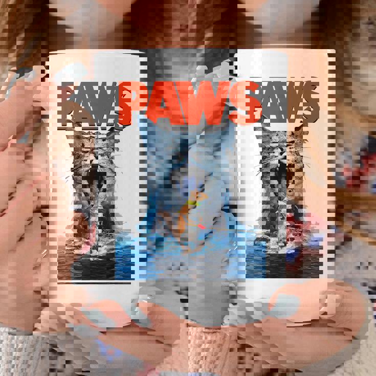 Paws Cat Lover ホラー映画 パロディ コーヒーマグ 面白い贈り物