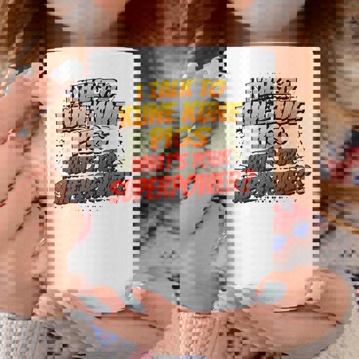 Pig Dad Mom Talkuperpower Kune Kune コーヒーマグ 面白い贈り物