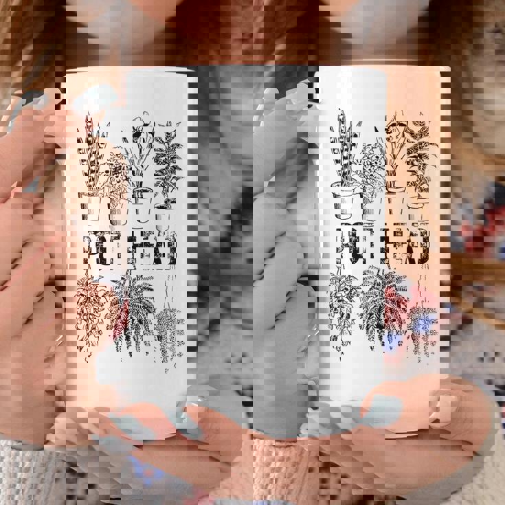 Pot Head 観葉植物 庭師 面白い 観葉植物 コーヒーマグ 面白い贈り物