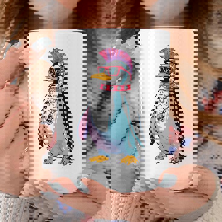 Punkuin 面白い パンクロック パンクロック ペンギン 長袖tシャツ コーヒーマグ 面白い贈り物