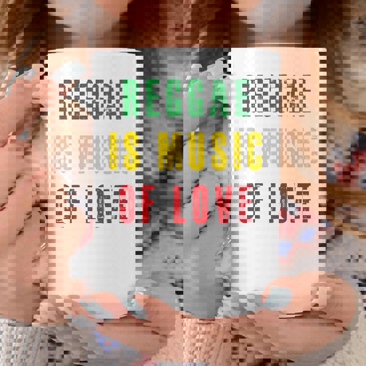 Reggae Is Music Of Love 長袖tシャツ コーヒーマグ 面白い贈り物