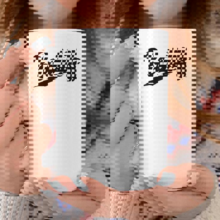 Retrowoosh Job Title Bailiff コーヒーマグ 面白い贈り物