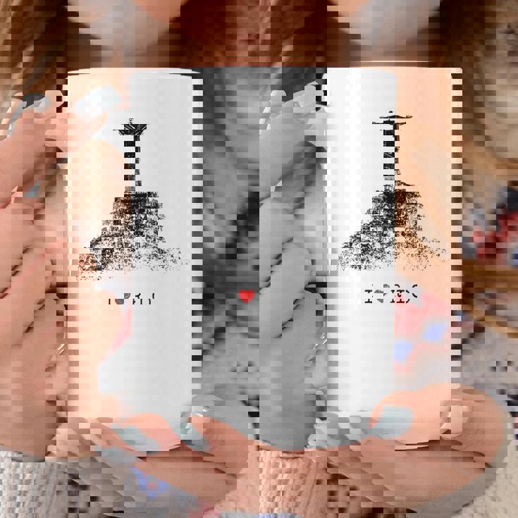 Rio De Janeiro リオデジャネイロのスカイライン イエスキリストの像 ブラジル 愛 コーヒーマグ 面白い贈り物