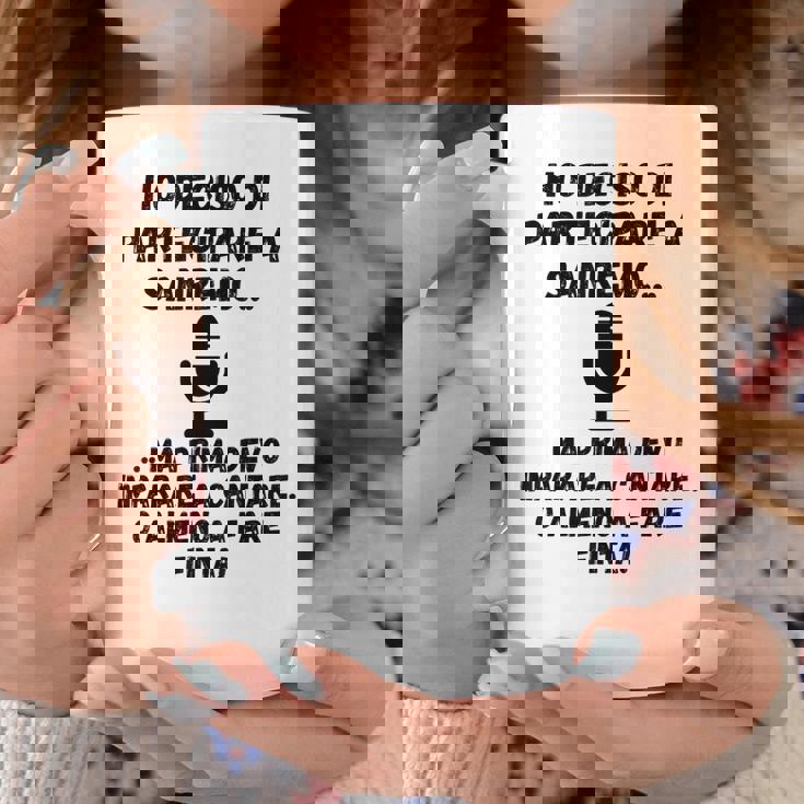 Sanremo 2025 Expression シャツ コーヒーマグ 面白い贈り物