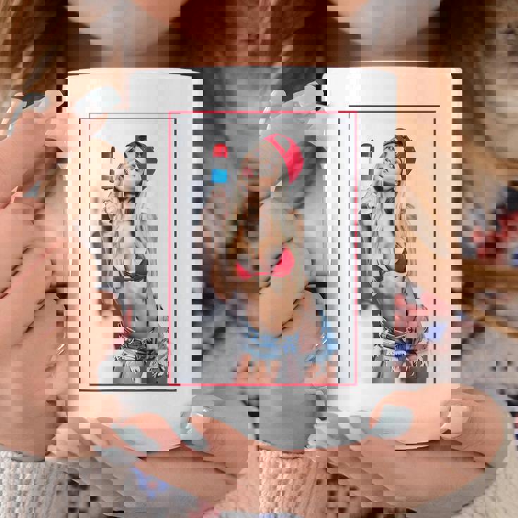 Sexy Girl グラフィックtシャツ セクシーアイスポップピンナップ 3 バックプリント コーヒーマグ 面白い贈り物