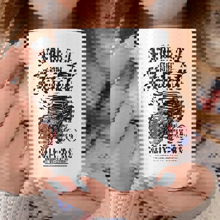 Smyrna Delaware Usa ホットロッド ビンテージスタイル カーデザイン コーヒーマグ 面白い贈り物