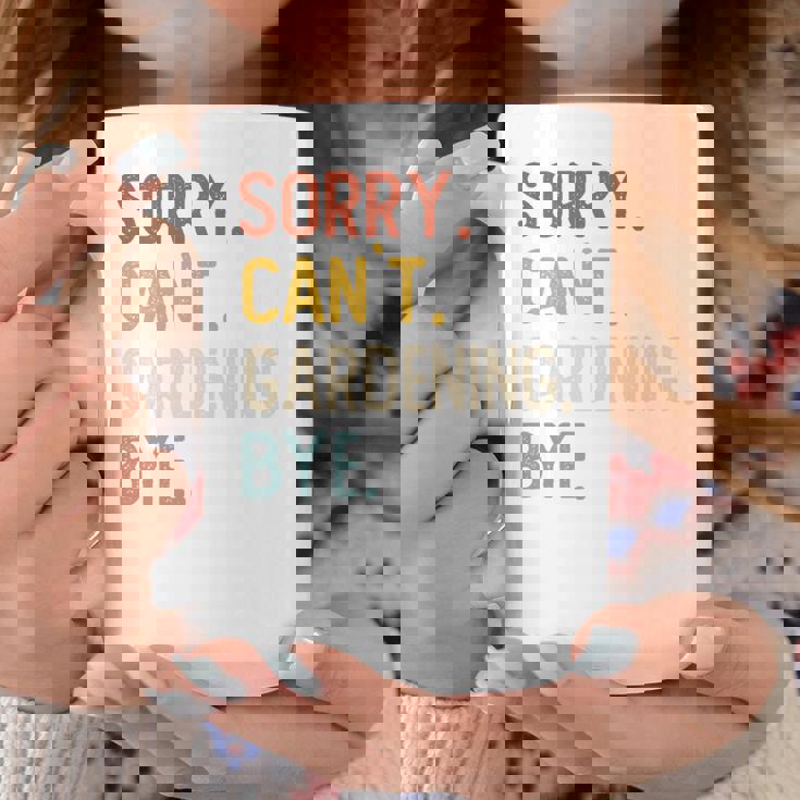 Sorry Can't Gardening Bye 面白いガーデニング愛好家 長袖tシャツ コーヒーマグ 面白い贈り物